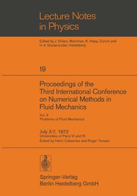 Produktbild: Proceedings of the Third International Conference on Numerical Methods in Fluid Mechanics
