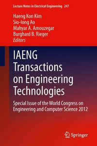 Produktbild: IAENG Transactions on Engineering Technologies