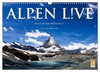 Produktbild: Alpen live - Rund um das Matterhorn (Wandkalender 2026 DIN A3 quer), CALVENDO Monatskalender