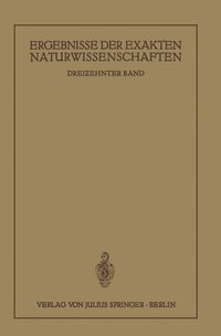Produktbild: Ergebnisse der Exakten Naturwissenschaften