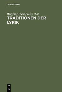 Produktbild: Traditionen der Lyrik