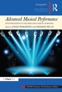 Produktbild: Advanced Musical Performance: Investigations in Higher Education Learning