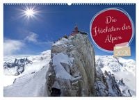 Produktbild: Die H&ouml;chsten der Alpen (Wandkalender 2026 DIN A2 quer), CALVENDO Monatskalender
