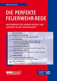 Produktbild: Die perfekte Feuerwehr-Rede Heft 30