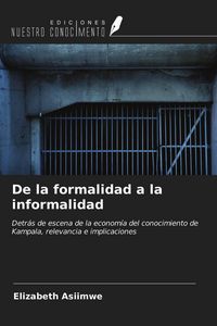Produktbild: De la formalidad a la informalidad