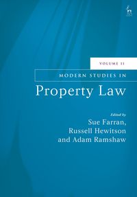 Produktbild: Modern Studies in Property Law, Volume 11