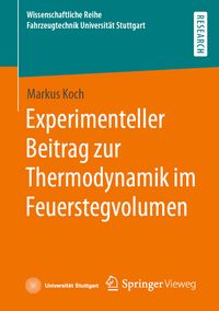 Produktbild: Experimenteller Beitrag zur Thermodynamik im Feuerstegvolumen