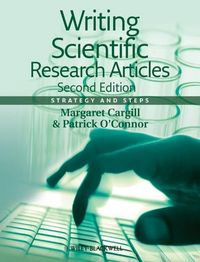 Produktbild: Writing Scientific Research Articles