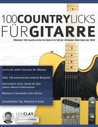 Produktbild: 100 Country-Licks f&uuml;r Gitarre