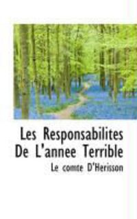 Produktbild: Les Responsabilit?'s de L'Ann E Terrible