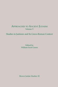 Produktbild: Approaches to Ancient Judaism, Volume V