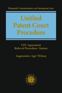 Produktbild: Unified Patent Court Procedure