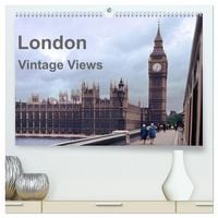 Produktbild: London - Vintage Views (hochwertiger Premium Wandkalender 2026 DIN A2 quer), Kunstdruck in Hochglanz