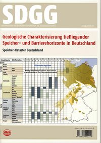 Produktbild: Geologische Charakterisierung tiefliegender Speicher- und Barrierehorizonte in Deutschland - Speicher-Kataster Deutschland