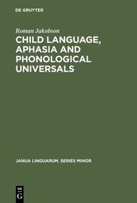 Produktbild: Child Language, Aphasia and Phonological Universals