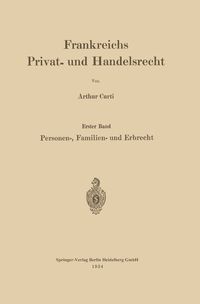 Produktbild: Frankreichs Privat- und Handelsrecht