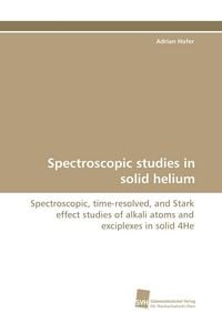 Produktbild: Spectroscopic studies in solid helium