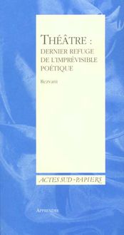Produktbild: Apprendre 12 theatre dernier refuge