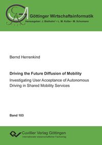 Produktbild: Driving the Future Diffusion of Mobility
