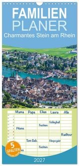 Produktbild: Familienplaner 2027 - Charmantes Stein am Rhein mit 5 Spalten (Wandkalender, 21 x 45 cm) CALVENDO