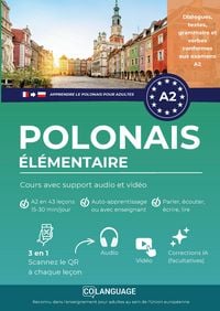 Produktbild: Apprendre le polonais A2 &eacute;l&eacute;mentaire. Cours avec support audio et vid&eacute;o