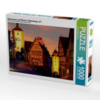 Produktbild: CALVENDO Puzzle Siebersturm und Pl&ouml;nlein, Rothenburg o.d.T. | 1000 Teile Lege-Gr&ouml;&szlig;e 64x48cm Foto-Puzzle f&uuml;r gl&uuml;ckliche Stunden