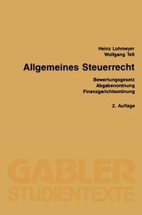 Produktbild: Allgemeines Steuerrecht