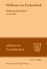 Produktbild: Willehalm Buch I bis V