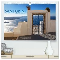 Produktbild: Santorini Fira & Firostefani (hochwertiger Premium Wandkalender 2026 DIN A2 quer), Kunstdruck in Hochglanz