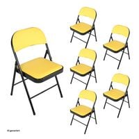 Produktbild: HTI-Living Klappst&uuml;hle 6er Set Wedigo Gelb Klappst&uuml;hle 6er Set Wedigo Gelb