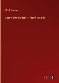 Produktbild: Geschichte der Religionsphilosophie