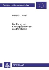 Produktbild: Der Zuzug von Kapitalgesellschaften aus Drittstaaten
