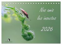 Produktbild: Nos amis les insectes (Calendrier de bureau 2027 DIN A5 vertical), CALVENDO calendrier mensuel