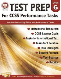 Produktbild: Test Prep for CCSS Performance Tasks, Grade 6