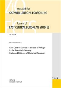 Produktbild: Zeitschrift für Ostmitteleuropa-Forschung (ZfO) 71/4 / Journal of East Central European Studies (JECES)