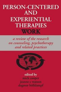 Produktbild: Person-centered and Experiential Therapies Work