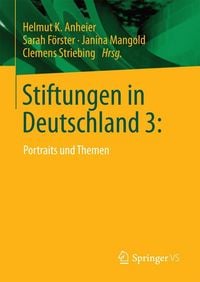 Produktbild: Stiftungen in Deutschland 3: