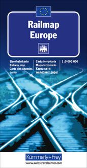 Bild vom Artikel Railmap Europe 1:5 Mio. vom Autor 
