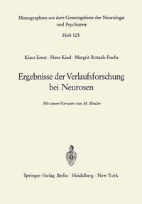 Produktbild: Ergebnisse der Verlaufsforschung bei Neurosen
