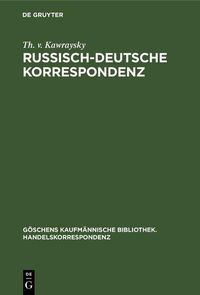 Produktbild: Russisch-Deutsche Korrespondenz