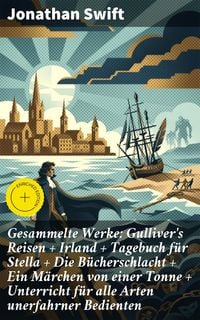 Produktbild: Gesammelte Werke: Gulliver's Reisen + Irland + Tagebuch f&uuml;r Stella + Die B&uuml;cherschlacht + Ein M&auml;rchen von einer Tonne + Unterricht f&uuml;r alle Arten uner