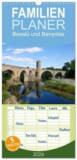 Produktbild: Familienplaner 2026 - Besal&uacute; und Banyolas mit 5 Spalten (Wandkalender, 21 x 45 cm) CALVENDO