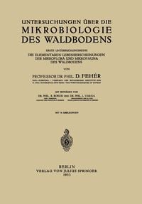 Produktbild: Untersuchungen &uuml;ber die Mikrobiologie des Waldbodens