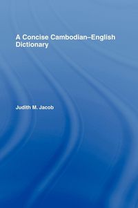 Produktbild: A Concise Cambodian-English Dictionary