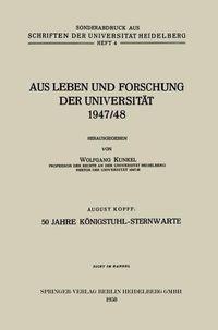Bild vom Artikel 50 Jahre Königstuhl-Sternwarte vom Autor August Kopff