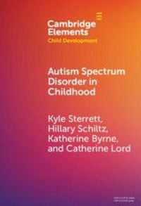 Produktbild: Autism Spectrum Disorder in Childhood