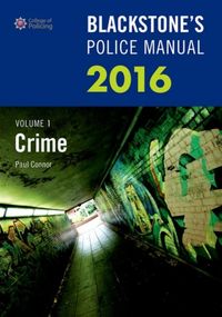 Produktbild: Connor, P: Blackstone's Police Manual