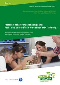 Produktbild: Professionalisierung p&auml;dagogischer Fach- und Lehrkr&auml;fte in der fr&uuml;hen MINT-Bildung