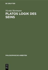 Produktbild: Platos Logik des Seins