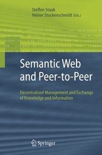 Produktbild: Semantic Web and Peer-to-Peer